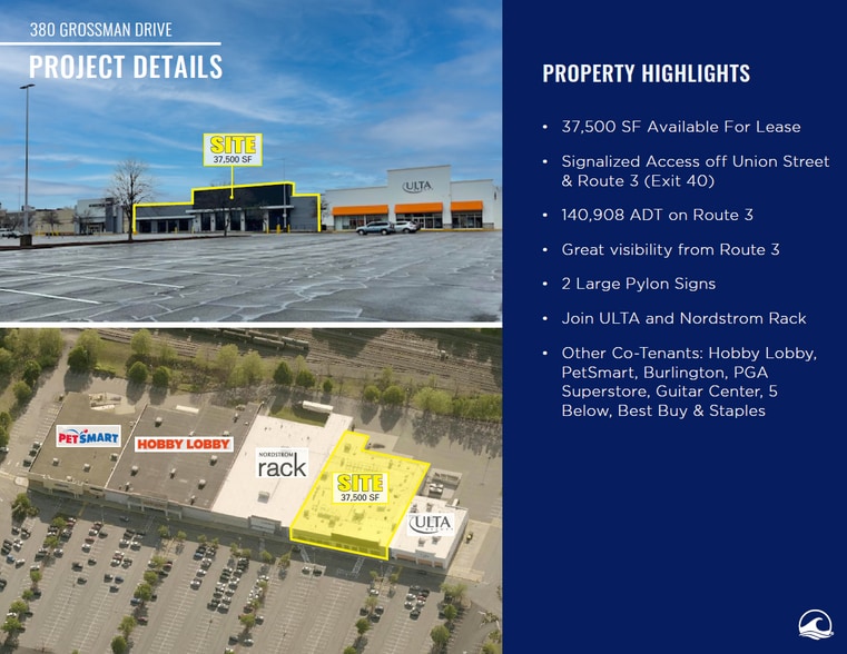 More Photos Of 200-380 Grossman Dr, Braintree Storefront For Lease