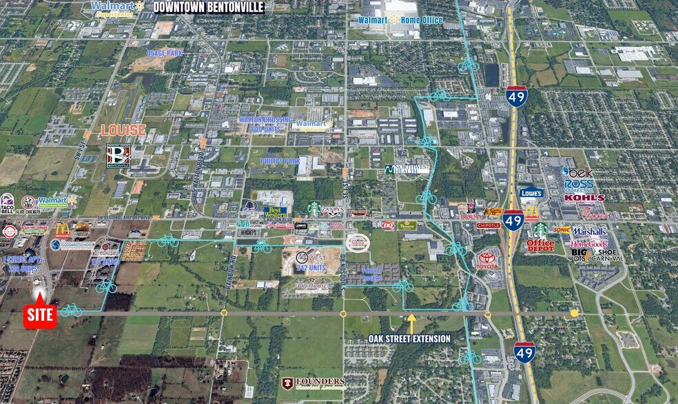 More Photos Of SW I St, Bentonville Land For Sale