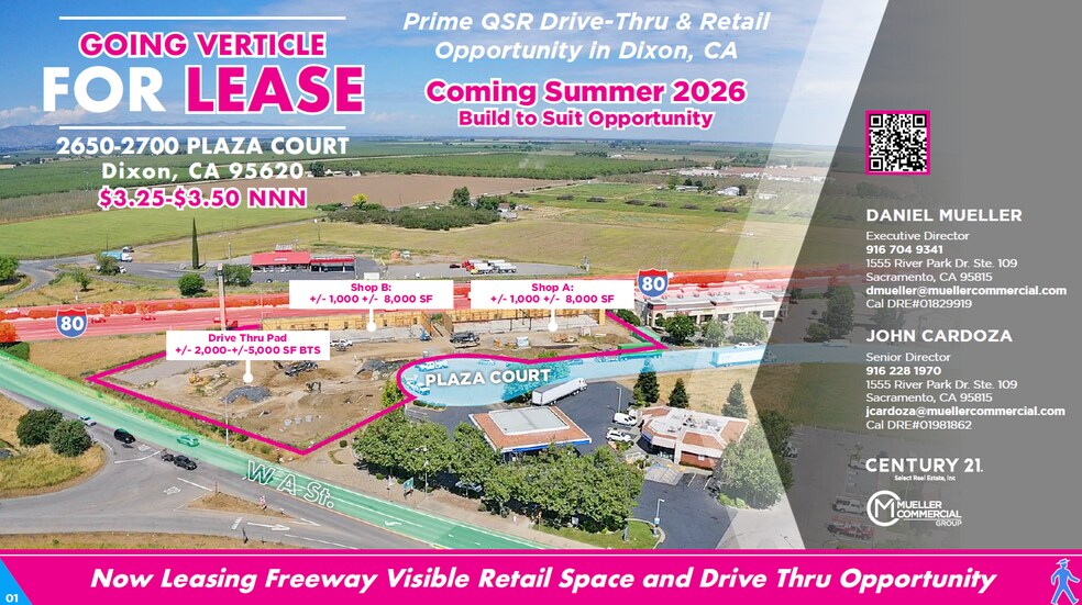 Primary Photo Of 2650-2700 Plaza Court, Dixon Fast Food For Lease