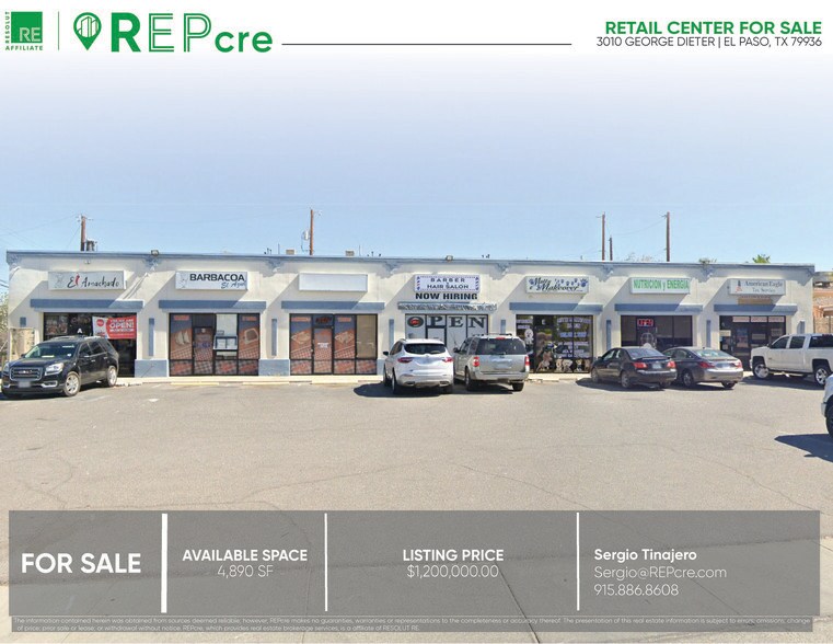 Primary Photo Of 3010 George Dieter Dr, El Paso General Retail For Sale
