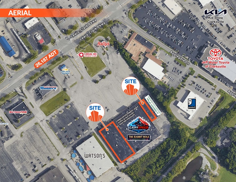 More Photos Of 748-754 E Lewis and Clark Pky, Clarksville General Retail For Lease