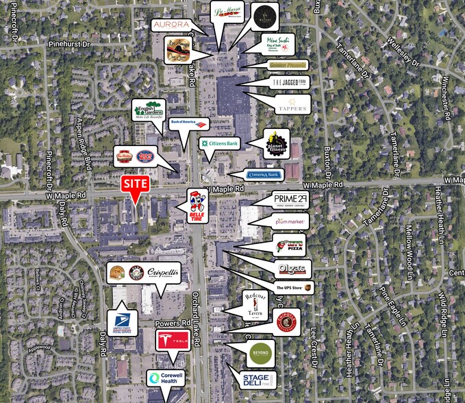 More Photos Of 5755 W Maple Rd, West Bloomfield Medical For Lease