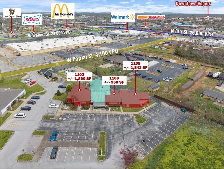 Primary Photo Of 1102-1108 Poplar Pl, Rogers Medical For Lease