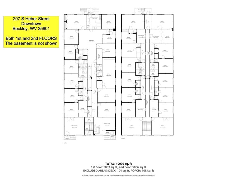 More Photos Of 207 S Heber St, Beckley Office For Sale