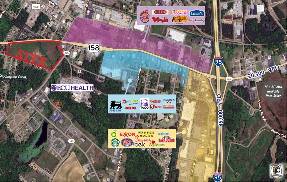 Primary Photo Of E. Littleton Road, Roanoke Rapids Land For Sale