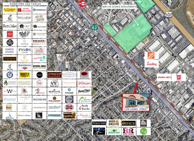 More Photos Of 1239 Laurel St, San Carlos Storefront For Sale