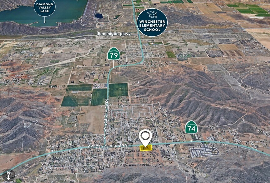 More Photos Of State Highway 74 & Franklin Ave, Hemet Land For Sale