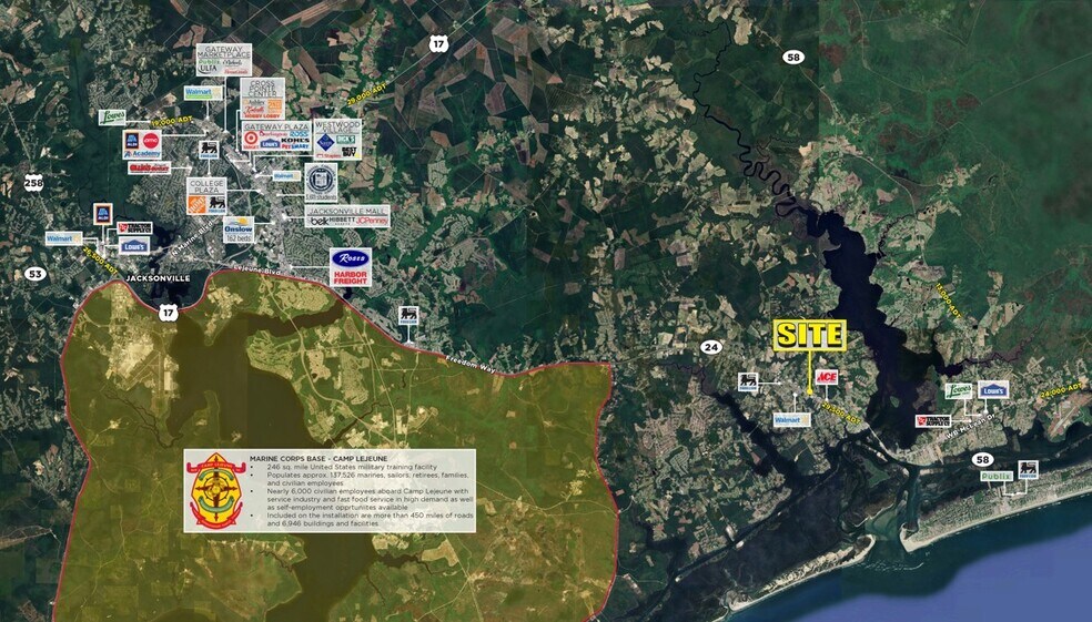 More Photos Of 1017 W Corbett Ave, Swansboro General Retail For Sale