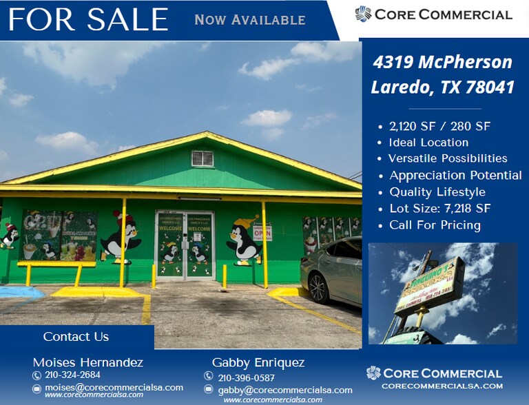 Primary Photo Of 4319 McPherson Ave, Laredo Restaurant For Sale