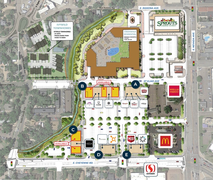 More Photos Of 100 E Cheyenne Rd, Colorado Springs Storefront For Lease