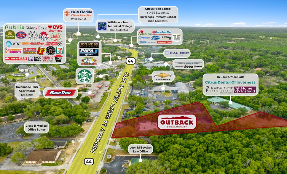 More Photos Of 2225 W Highway 44, Inverness Restaurant For Sale