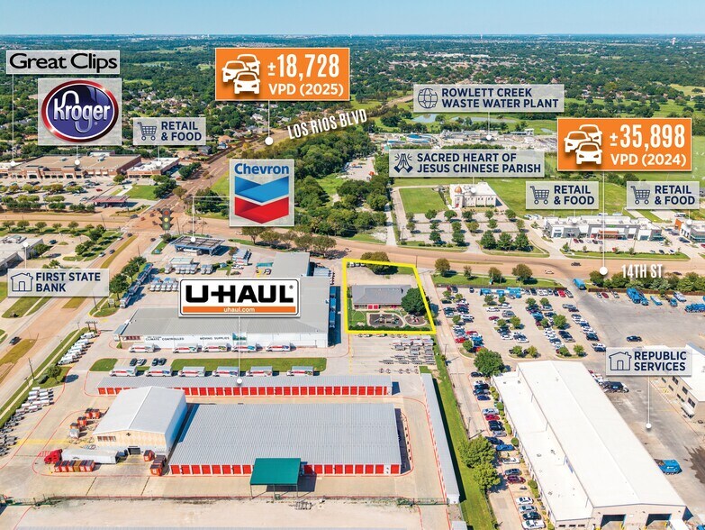 More Photos Of 4120 14th St, Plano Land For Lease