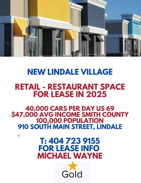 More Photos Of 910 S Main St, Lindale General Retail For Sale