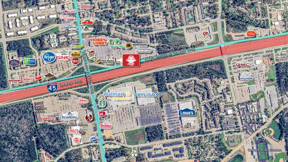 More Photos Of 2050 I-45, Conroe Restaurant For Sale