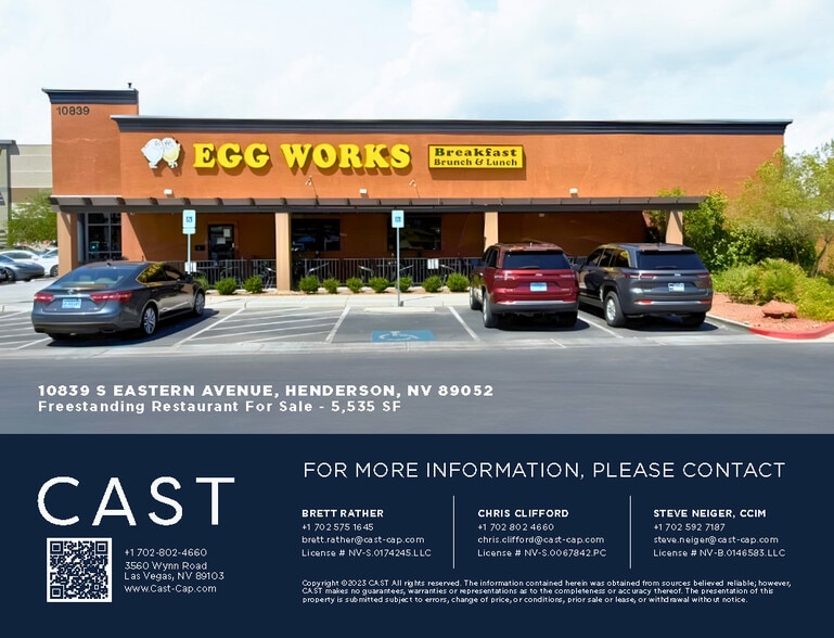 More Photos Of 10839 S Eastern Ave, Henderson Restaurant For Sale