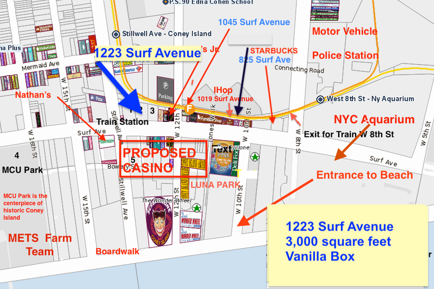 More Photos Of 1223 Surf Ave, Brooklyn Storefront Retail Office For Lease