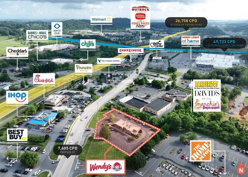 More Photos Of 3201 Peoples St, Johnson City Fast Food For Sale