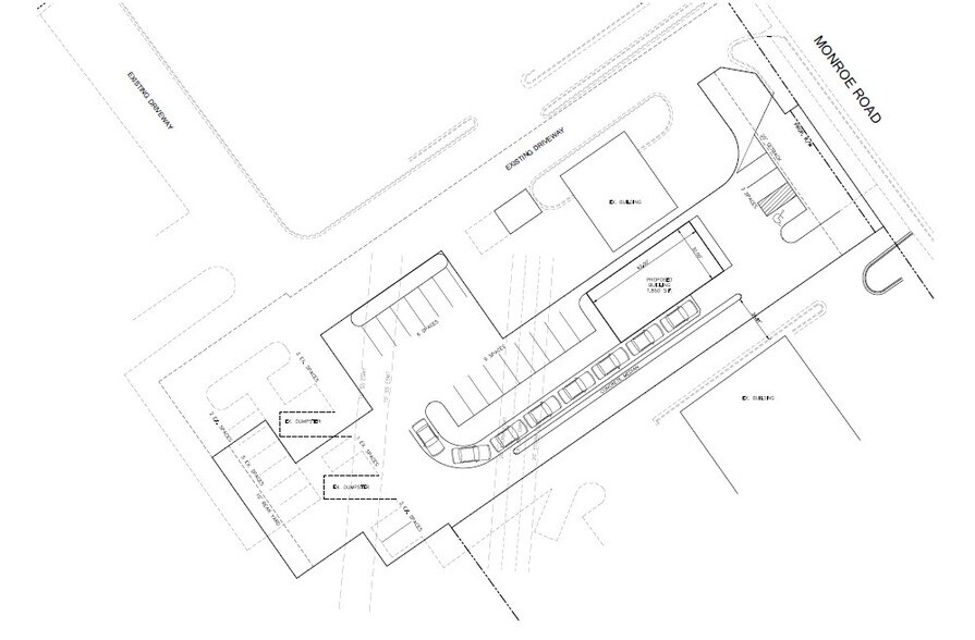 More Photos Of 9112 Monroe, Charlotte Land For Lease