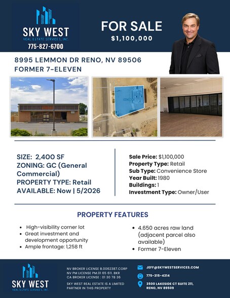More Photos Of 8995 Lemmon Dr, Reno Convenience Store For Sale