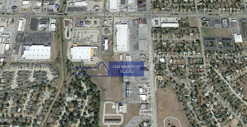 Primary Photo Of 1102 NW 40th St, Lawton Land For Sale