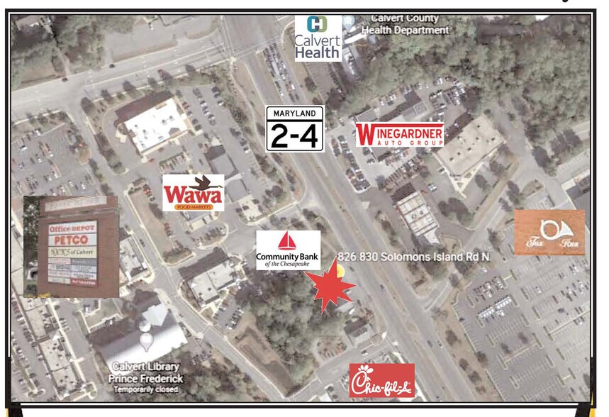 More Photos Of 826 Solomons Island Rd N, Prince Frederick Freestanding For Lease