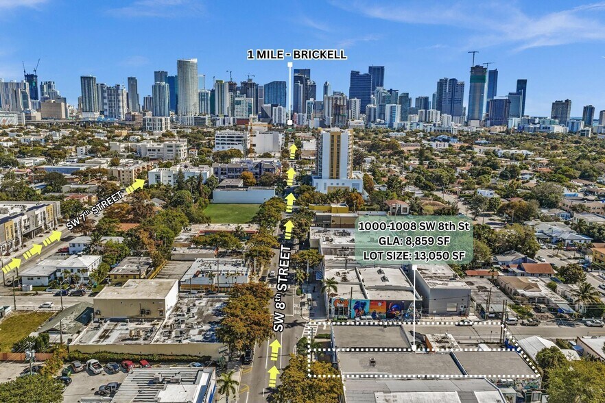 More Photos Of 1000-1008 SW 8th St, Miami Storefront Retail Office For Sale