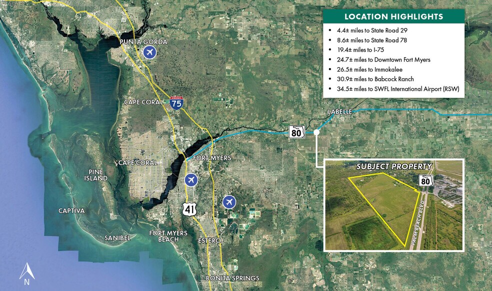 Primary Photo Of 2830 Murray Rd, Fort Denaud Land For Sale