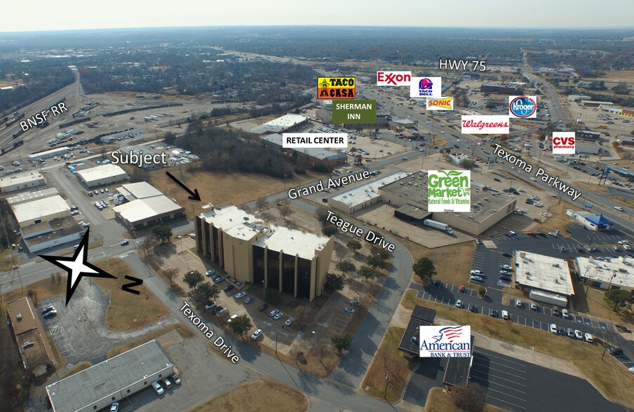 More Photos Of 1800 Teague Dr, Sherman Office For Lease