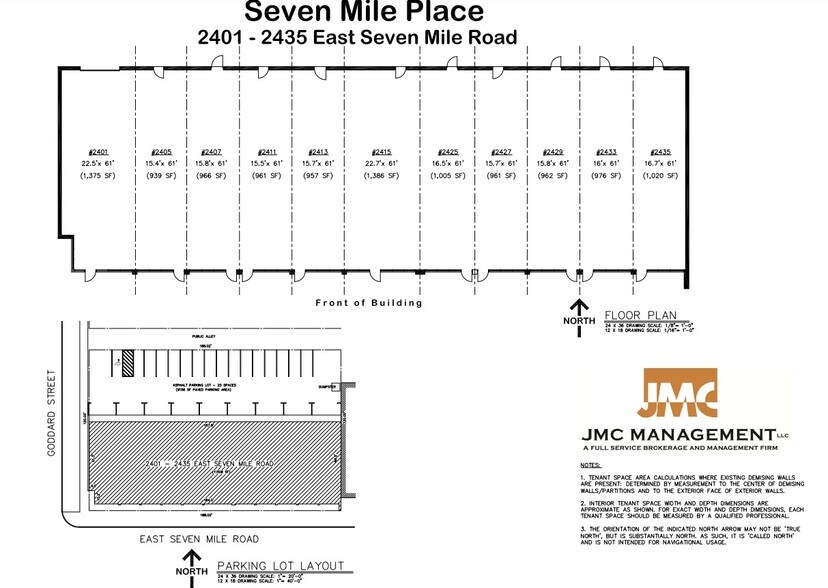 More Photos Of 2401-2435 E 7 Mile Rd, Detroit Unknown For Lease