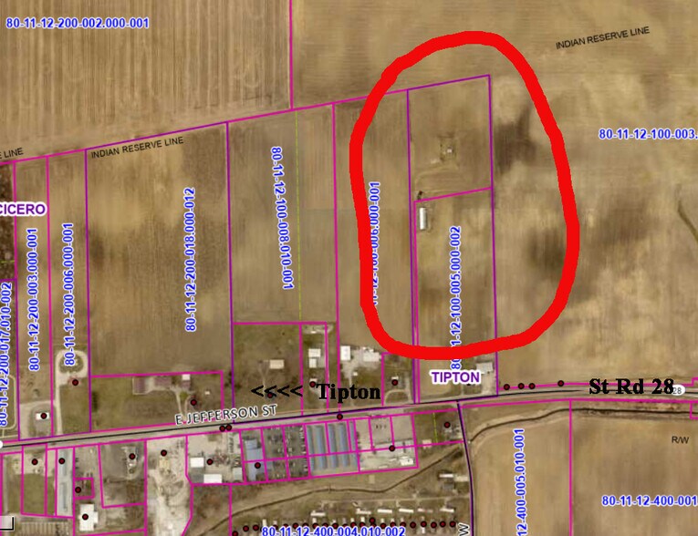 Primary Photo Of 1030 E Jefferson St, Tipton Land For Sale