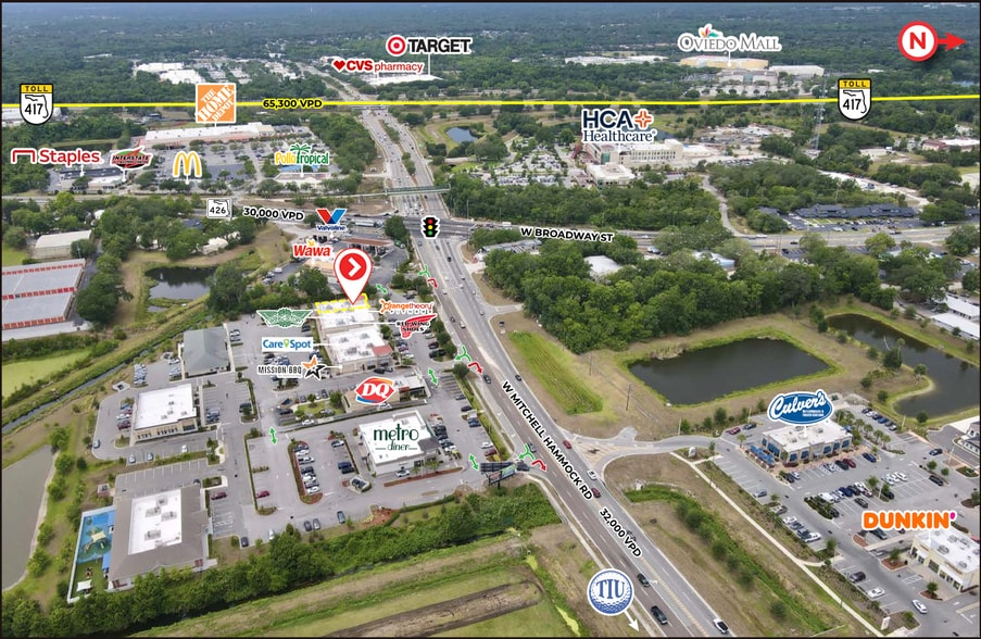 More Photos Of 976 W Mitchell Hammock Rd, Oviedo General Retail For Lease