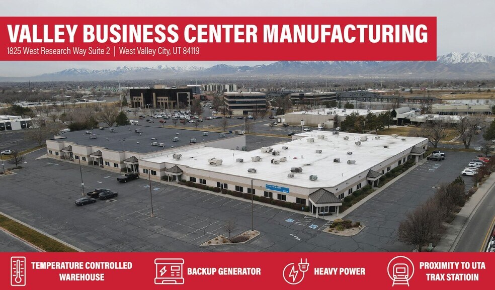 Primary Photo Of 1825 W Research Way, Salt Lake City Warehouse For Lease