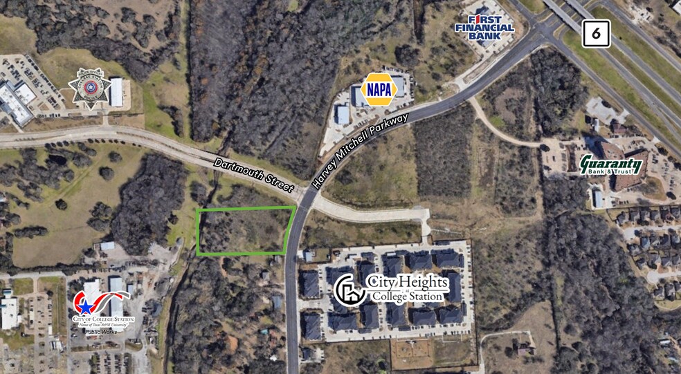 Primary Photo Of NWC of Harvey Mitchell Parkway South and Dartmouth, College Station Land For Sale