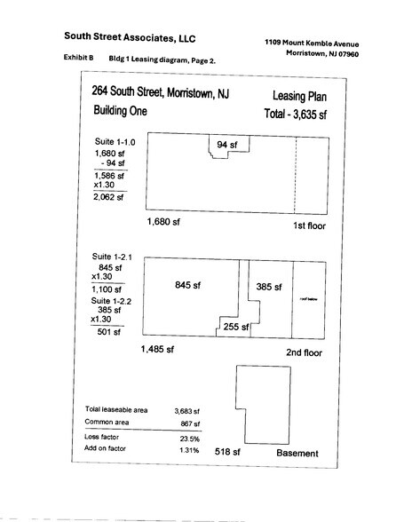 More Photos Of 264 South St, Morristown Office For Lease