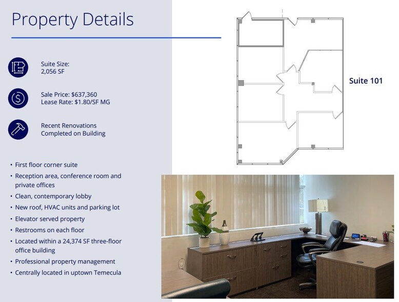 More Photos Of 41707 Winchester Rd, Temecula Office For Sale