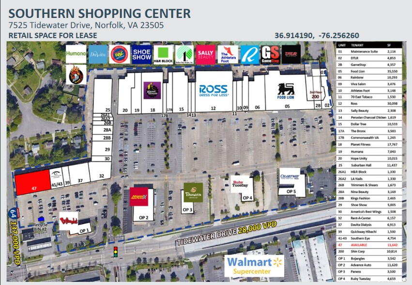 More Photos Of 7519-7525 Tidewater Dr, Norfolk Unknown For Lease