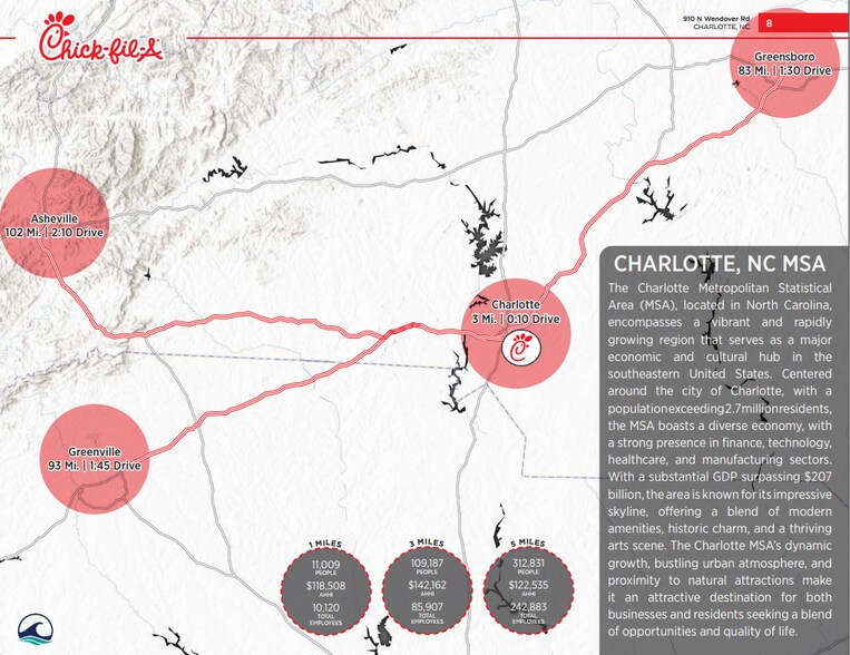 More Photos Of 957 N Wendover Rd, Charlotte Fast Food For Sale