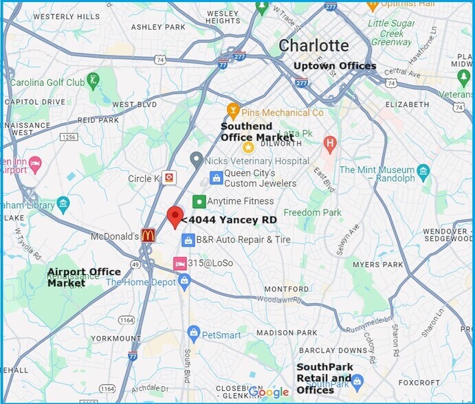 More Photos Of 4044 Yancey Rd, Charlotte Land For Sale