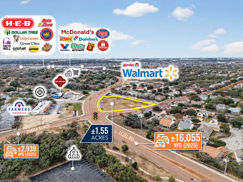 More Photos Of Tezel Rd. & Timber Ranch Rd, San Antonio Land For Sale