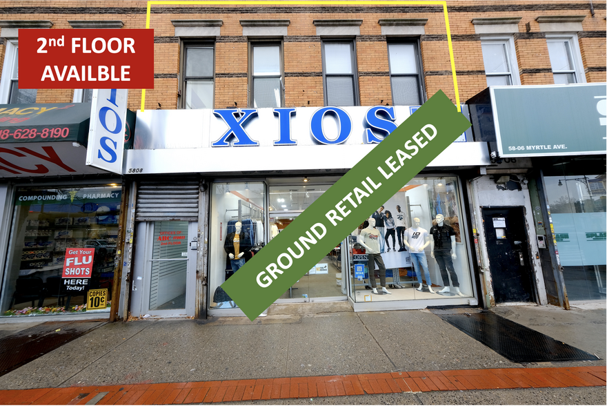 Primary Photo Of 58-08 Myrtle Ave, Flushing Storefront Retail Residential For Lease