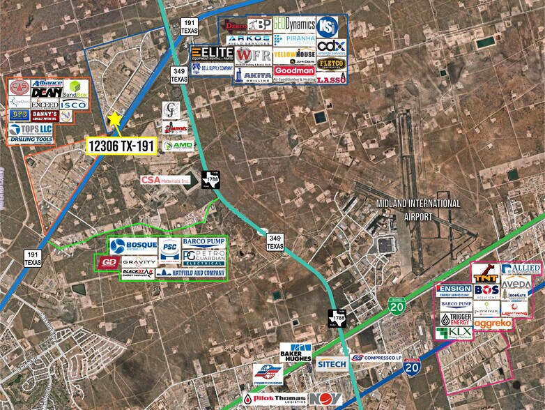 More Photos Of 12306 State Highway 191, Midland Warehouse For Lease