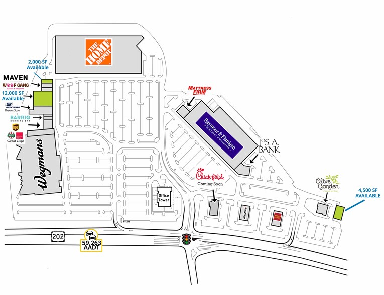 More Photos Of 724 US Highway 202, Bridgewater Unknown For Lease