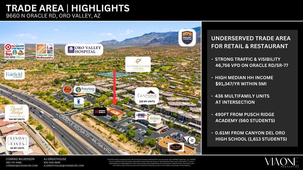 More Photos Of 9660 N Oracle Rd, Oro Valley Fast Food For Lease