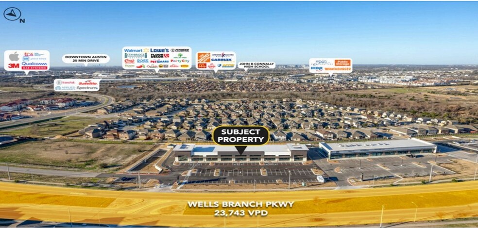 More Photos Of 801 W Wells Branch Pky, Pflugerville Storefront For Sale