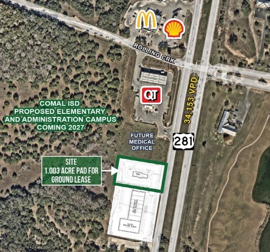 Primary Photo Of HWY. 281 & Rolling Creek, Spring Branch Land For Lease