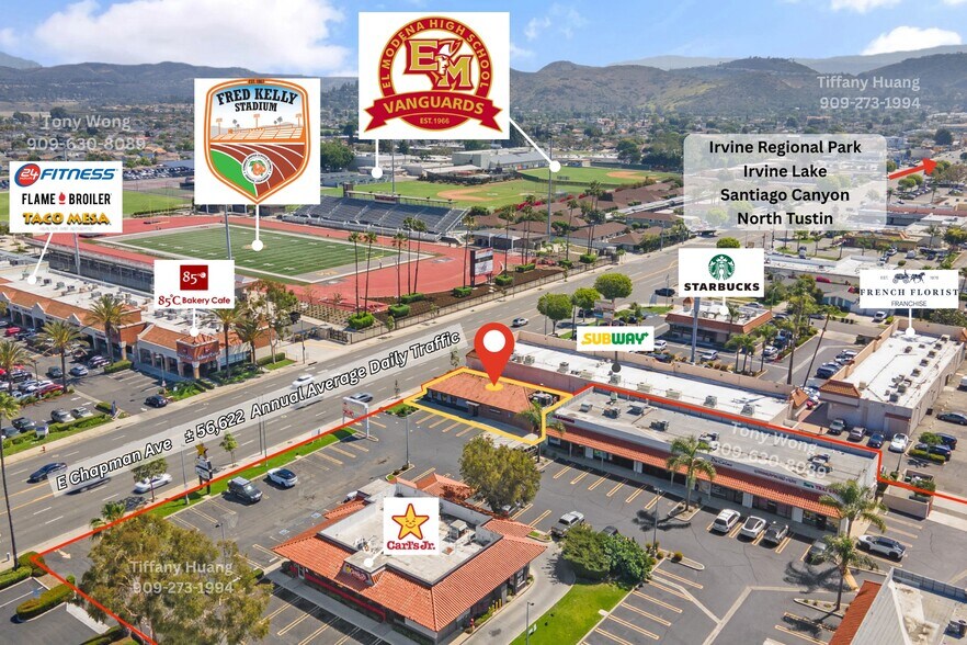 More Photos Of 3512-3538 E Chapman Ave, Orange Unknown For Lease