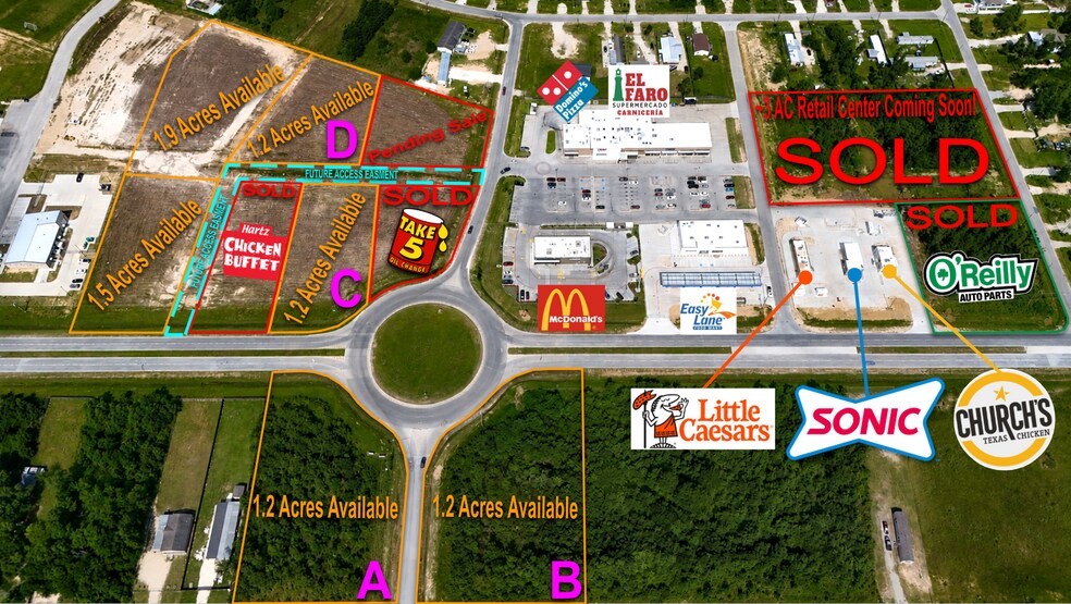 Primary Photo Of Commercial Corner- San Marcos & San Felipe, Cleveland Land For Sale
