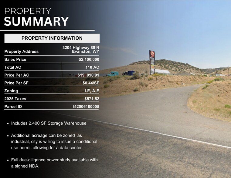 More Photos Of 3204 WY State Highway 89, Evanston Land For Sale