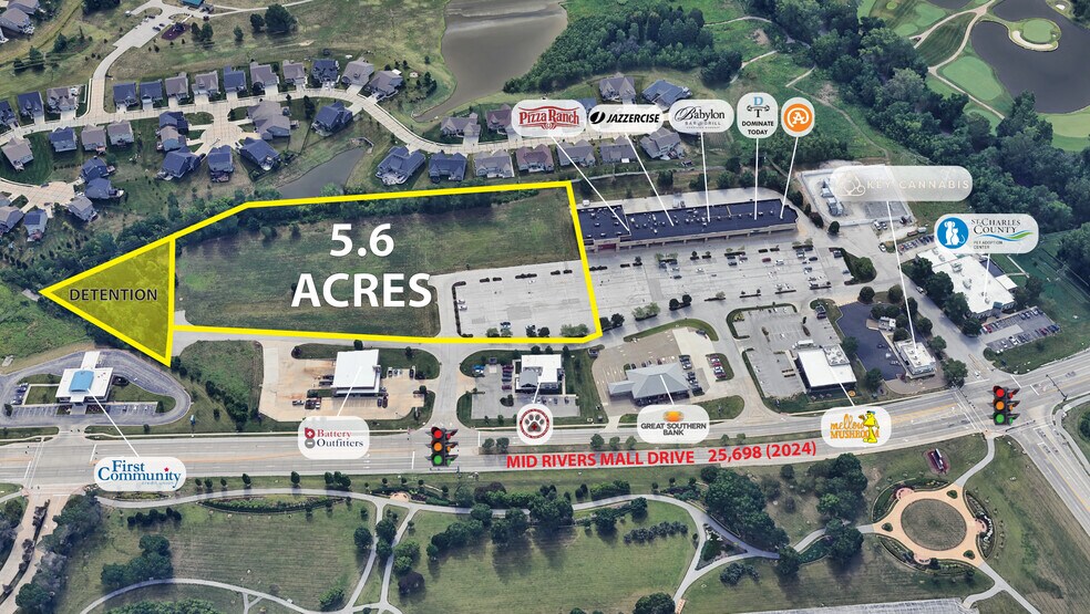 Primary Photo Of 4278 Mid Rivers Mall Dr, Saint Peters Land For Lease