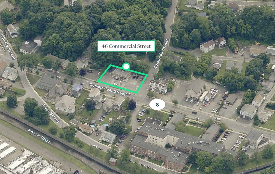 Primary Photo Of 46 Commercial St, Adams Freestanding For Sale